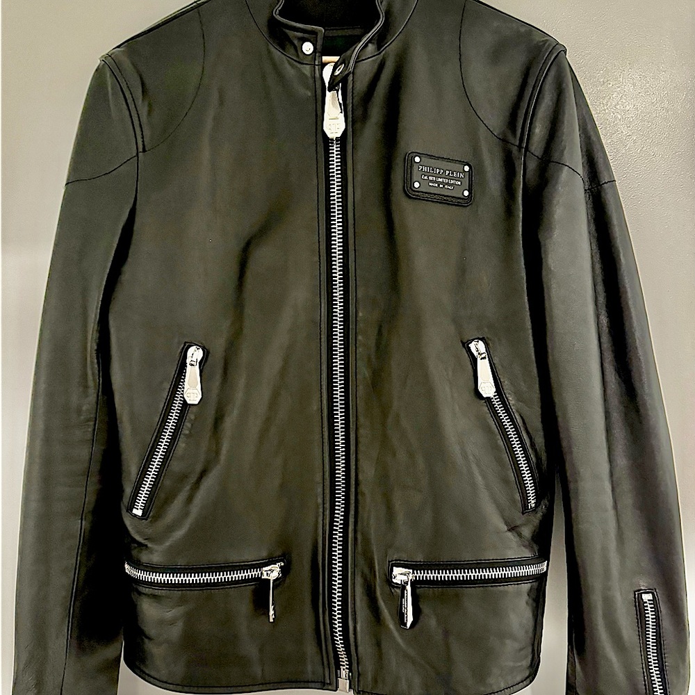 Philipp Plein Leather Jacket